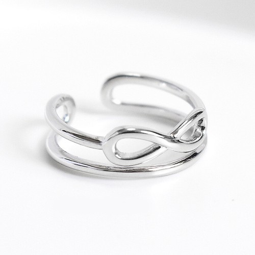 Doppel ring unendlichkeit - 43,