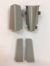 Ecken Innenecke Außenecke Endkappe für Sockelleisten 58mm light grey hell grau