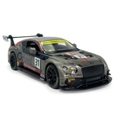 1/32 Bentley Continental GT3 Modellauto Die Cast Spielzeug fur Kinder Braun