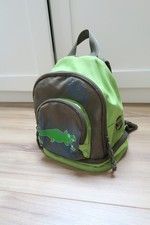 Kindergarten Tasche LÄSSIG Mini Bag Crocodile Krokodil  Rucksack grün Brustgurt