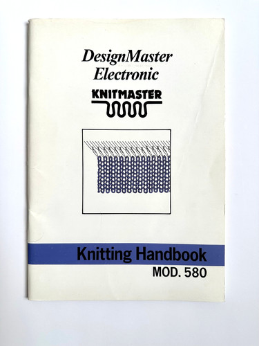 Modell 580 strickhandbuch für - 580,