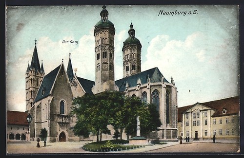 Ansichtskarte naumburg - ansichtskarte, /