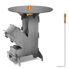 Raketenofen Stecksystem Stove Grillpfanne Fire Kochen tragbar Gartengrill Rocket