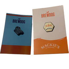Brewdog Abzeichen Counter Strike und Mackie’s Bier Pin Anstecker Bar beide neu auf Karte