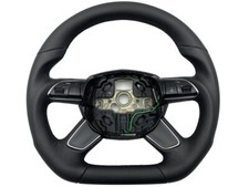TUNING 4 Speichen Lenkrad Leder Lederlenkrad AUDi Q5 8R Daumen Abgeflacht
