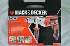 Black & Decker Schlagbohrmaschine Bohrmaschine KR803K