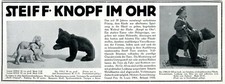 Steiff 3 Lämmer & 2 Bären Reklame 1911 Lamm Bär Brummstimme Werbung
