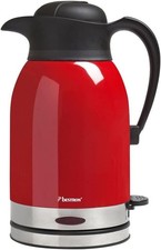 Bestron ATW1600 Thermo Wasserkocher Elektro Thermos Tee CAFE 1600W 1,5L 360° Red