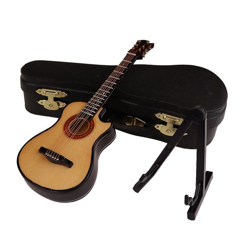 Miniatur gitarre aus holz - miniatur, b-gitarre