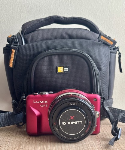 Panasonics lumix dmc gf3 red - panasonics,
