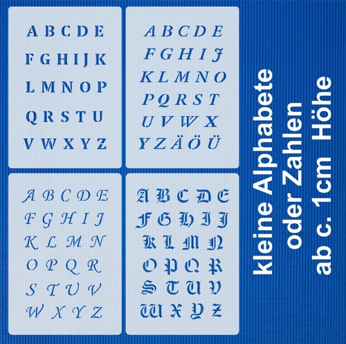 Extra kleine schrift und - kleine,