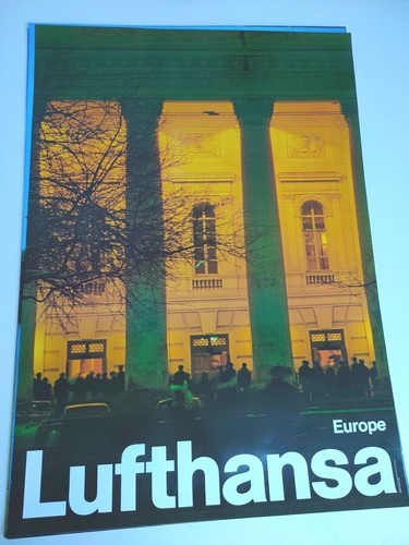 Poster lufthansa europe otl - europe,