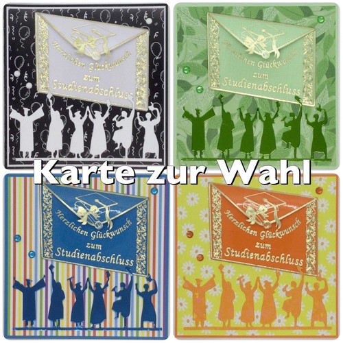 Grußkarte zum - 3d,