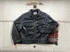 Levi's HighwayMan Lederjacke XL Vintage 90er selten 50s Biker Made Italy Stepp