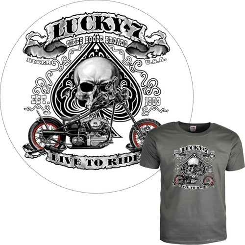 Motorrad skull shirt - skull, t-shirt