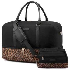 Duffel Canvas Große runde wasserdichte Reisetasche Wochenende Tasche + Toiletry