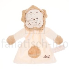 Tiamo Schmusetuch Löwe mit Rassel Kuscheltuch Schnuffeltuch beige Spieltier