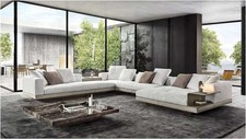 U-Form Sofa Modern Ecksofa