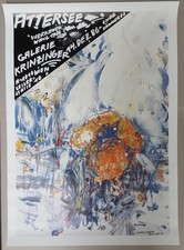 Christian Ludwig Attersee: Ausstellungsplakat Galerie Krinzinger Wien 1986