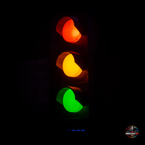 Led ampel rot orange - rot, grün