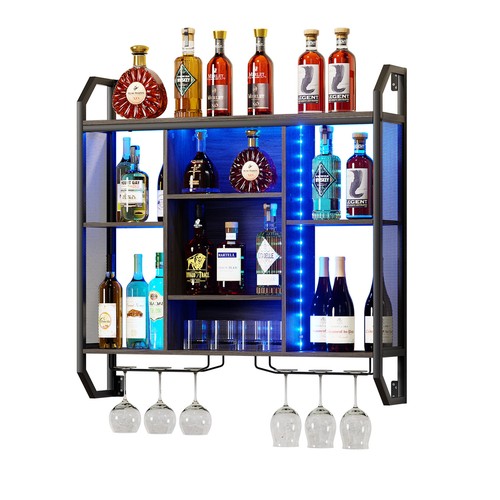 Weinregal wand mit led - weinregal,
