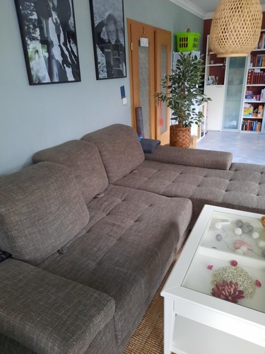 Wohnlandschaft mit hocker - wohnlandschaft,