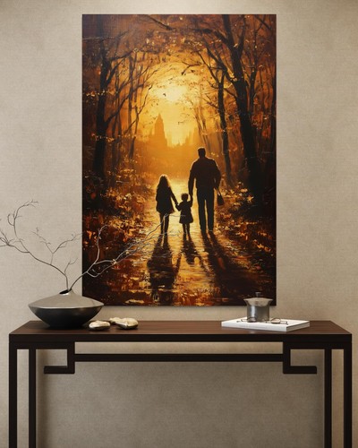 Familie leinwand bild - familie,