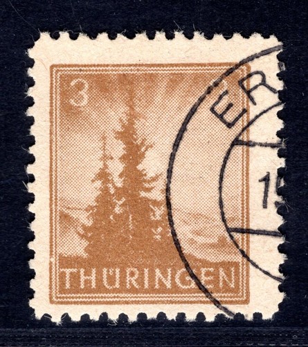 Sbz 1945 92ayz1 - 92ayz1, gestempelt