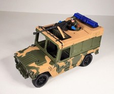 Spielzeug Militärfahrzeug mit Soldat, Kunststoff, ca. 27 cm, NO Box, #AG644