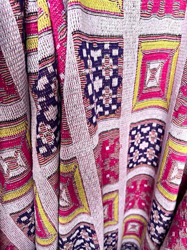 Jacquard strickstoff - m, /