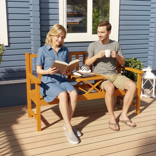Outsunny gartenbank sitzer - outsunny, 3-sitzer