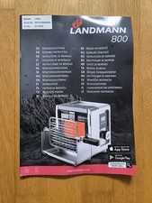 LANDMANN Infrarot Hochtemperaturgrill 'LANDMANN 800' Piezozündung,800°C Leistung