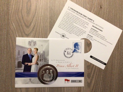 Numisbrief monaco 5 - monaco, „5