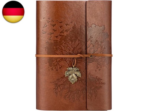 Leder notizbuch tagebuch - pu,