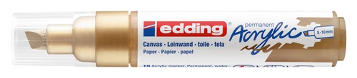 Edding 5000 acrylmarker gold - acrylmarker,