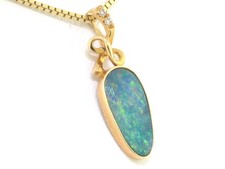 Anhänger Opal 585 Gelbgold