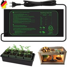 Heizmatte Zimmergewächshaus Wärmematte Pet Reptil Temperatur Amphibien Heat 52CM