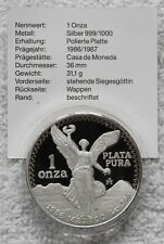 MEXICO: 1 Unze Libertad 1986, PP, Proof, (E), SELTEN !!!