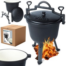 Gusseisen-Kessel emailliert