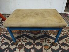 Original DDR Hocker Turnhocker Sporthocker Germina Leder + Stahl