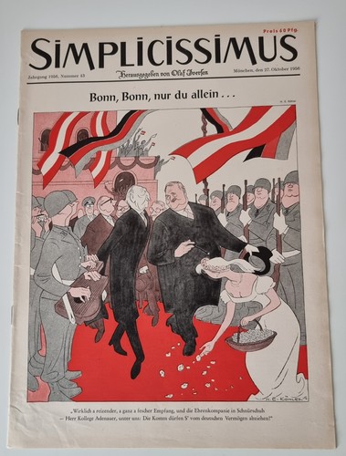 Simplicissimus magazine 1956 - magazine,