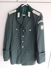 204)  BGS Jacke Bundesgrenzschutz Leutnant alt mit Stulpen