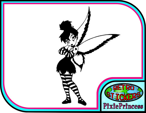 Gothic punk tinkerbell fairy - tinkerbell,