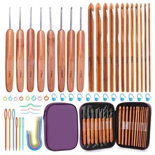 Holz Häkelnadeln Set Bambus