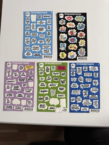 Fotoalbumsticker set henzo - fotoalbumsticker,