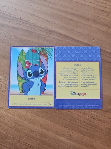Disneyland stitch karte - stitch,