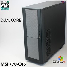MSI 770-C45 MS-7599 COMPUTER PC ATHLON II X2 250 WINDOWS XP RADEON R5 200