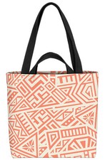 Aztec Orange Tasche Muster