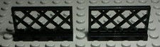 Lego Fence Railing 1x4x2 Black
