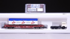 Spur Z Märklin 82270 Huckepackwagen Sdgkms DB "Sarotti" in OVP #ZH_427
